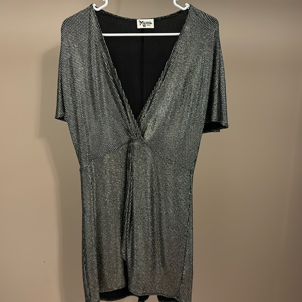 Show Me Your Mumu shimmer mini dress